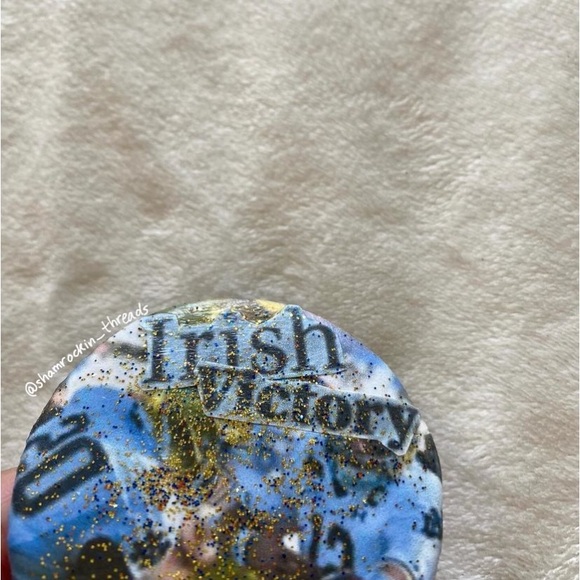 Notre Dame football game day glitter pin - Picture 5 of 10